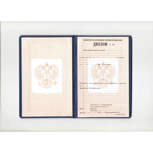 Диплом ПТУ 1996-2002 Диплом ПТУ 1996-2002