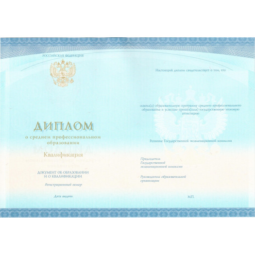 Диплом колледжа 2014-2024 Диплом колледжа 2014-2024