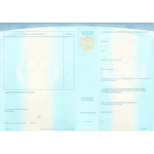 Диплом колледжа 2014-2024 Диплом колледжа 2014-2024