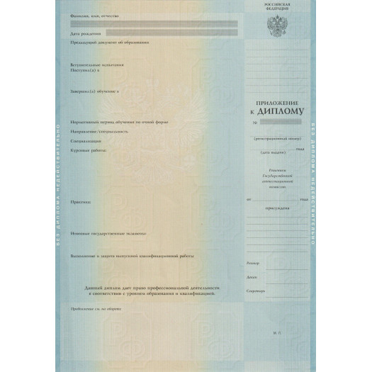 Диплом бакалавра 2011