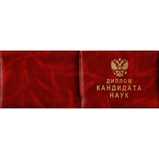 Диплом кандидата наук 1993-1999