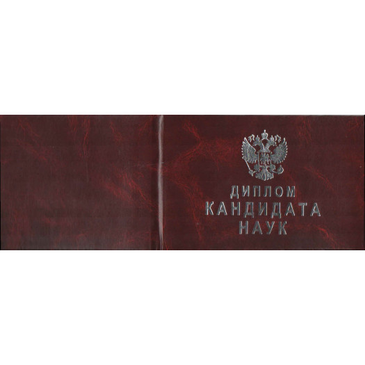 Диплом кандидата наук 2006-2012